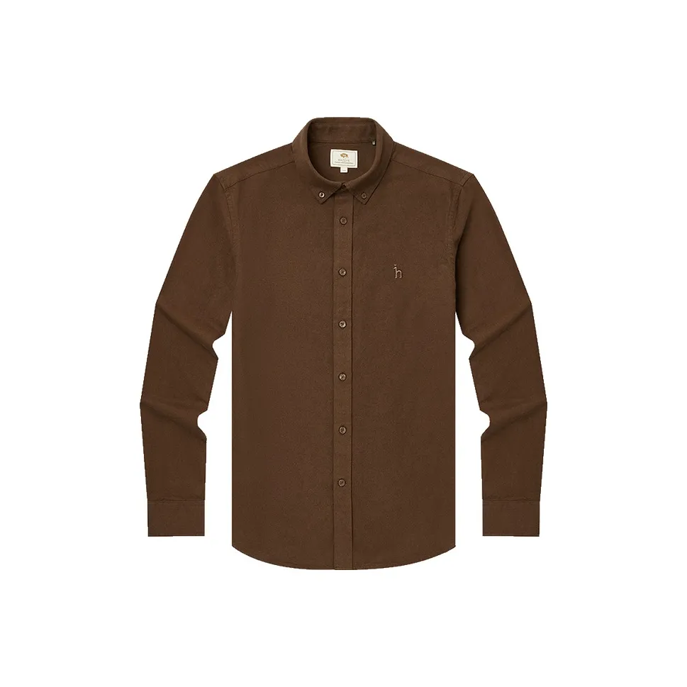 HAZZYS Длинный рукав мужская рубашка