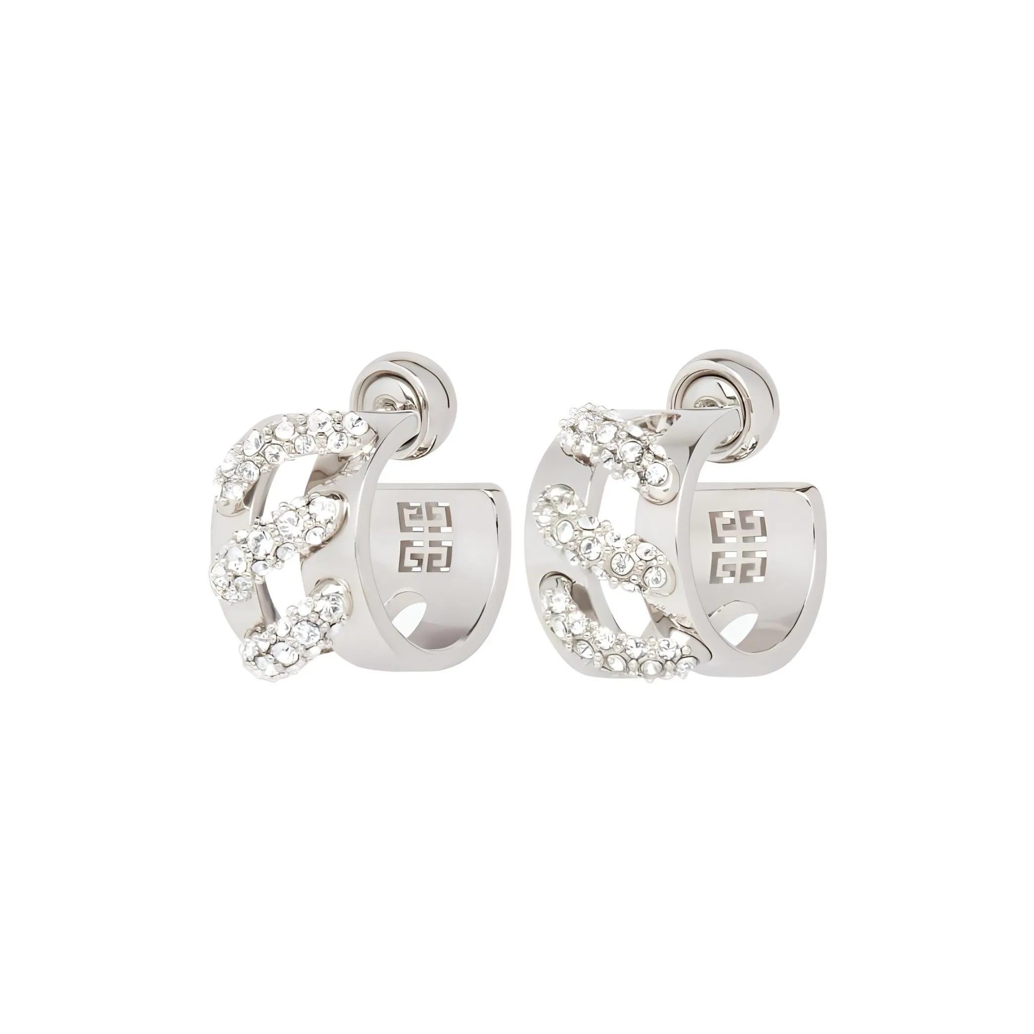Givenchy Stitch Hoop Earrings
