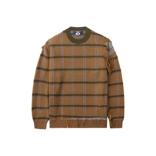 JUNYA WATANABE Верблюжье-коричневый Мужские Свитшоты