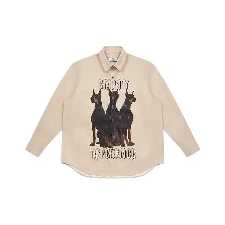 EMPTY REFERENCE Doberman Series Long Sleeved Shirts Unisex