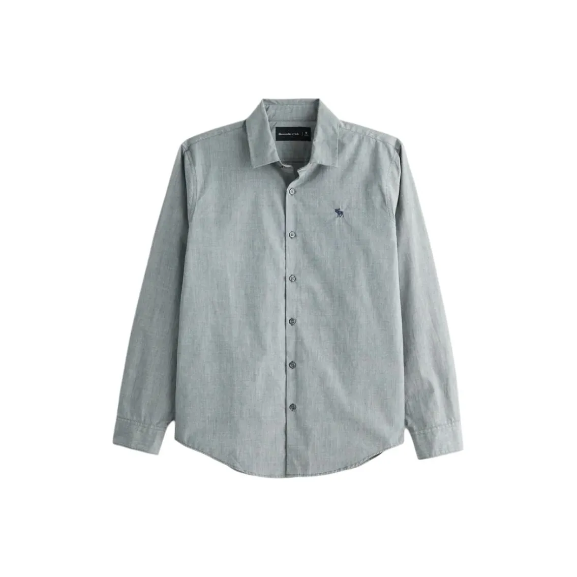 Abercrombie＆Fitch Рубашка Унисекс Темно-зеленый