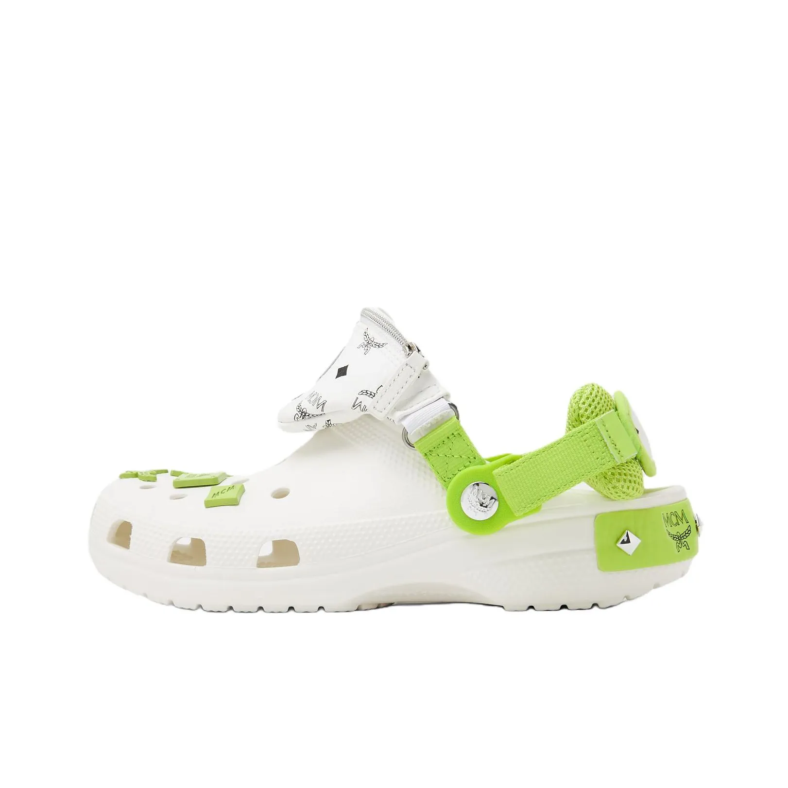 crocs After Classic Clog MCM White Green