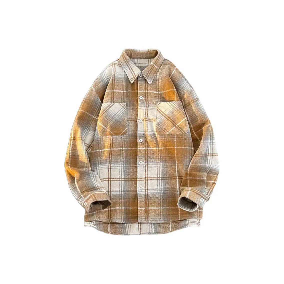 H YXIANG Желтые Мужские Рубашки