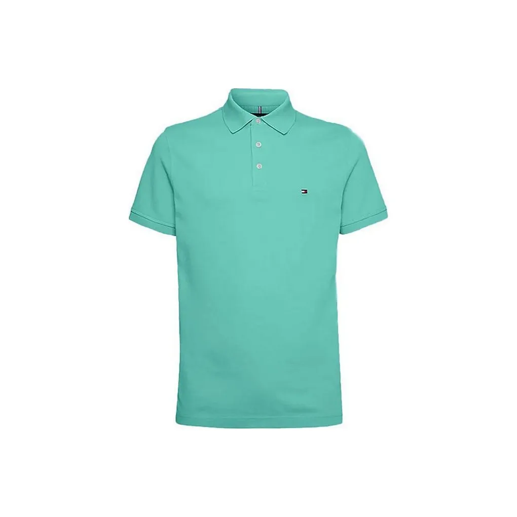 Tommy Hilfiger Polo Мужское Мятно-Зеленое