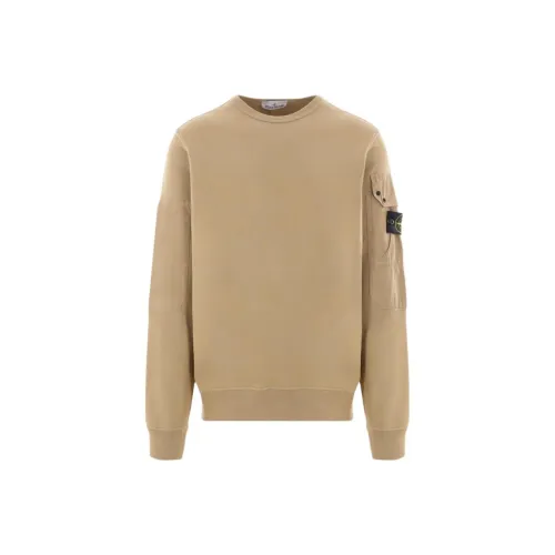 STONE ISLAND Коричневый Унисекс Свитшоты