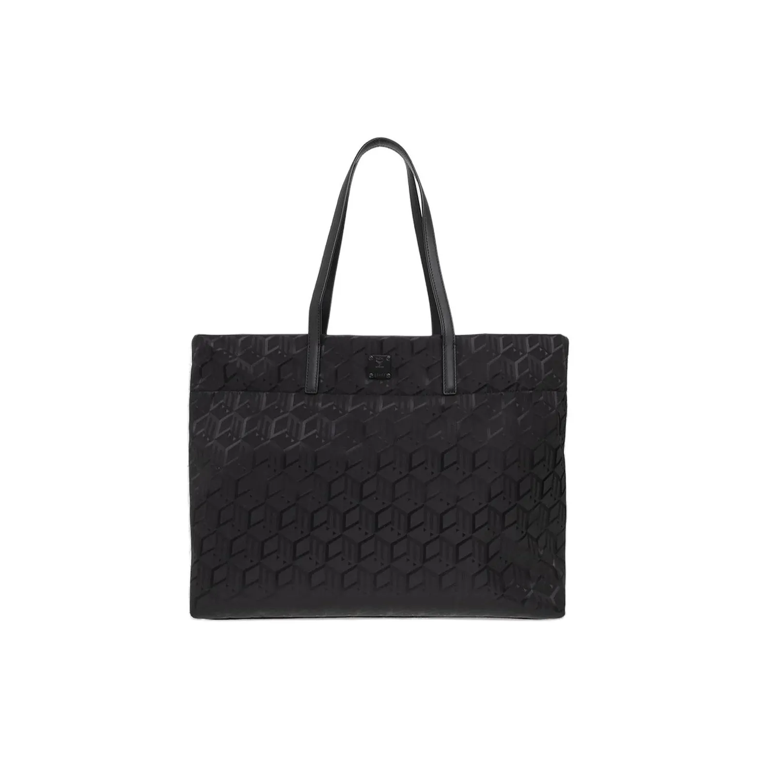 MCM Aren Fabric Tote Bag, Shopping Bag, Shoulder Bag, Handbag Tubas Women's Black