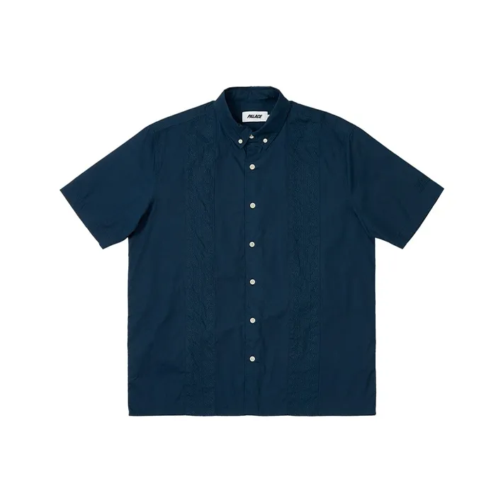 Дворцовый Морской Синий Унисекс Рубашки