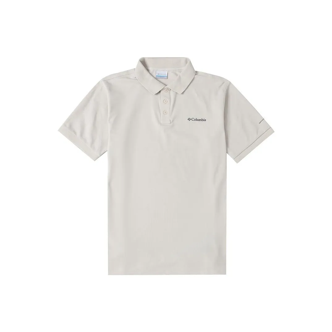 Columbia Polo Shirts Men's Ecru