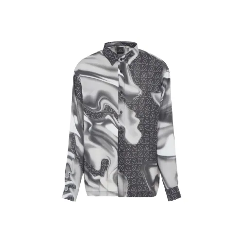 ARMANI EXCHANGE Черные Мужские Рубашки