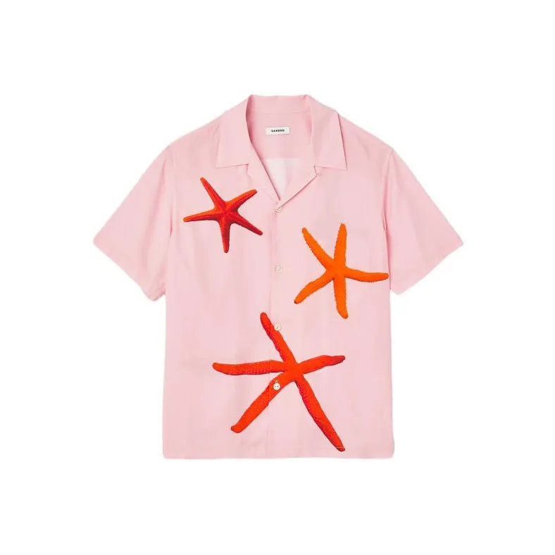 Sandro Розовые Мужские Рубашки