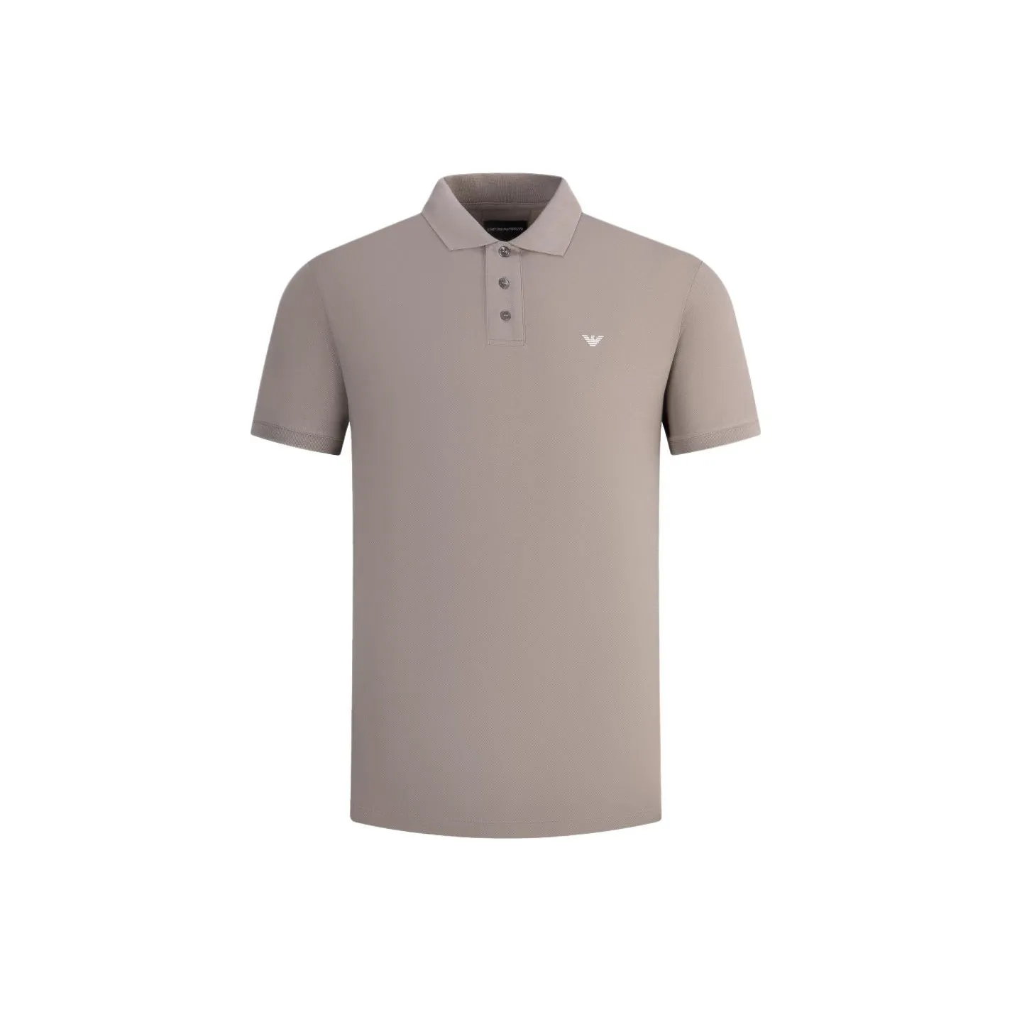 EMPORIO ARMANI SS24 Polo Shirt Men's Light Coffee