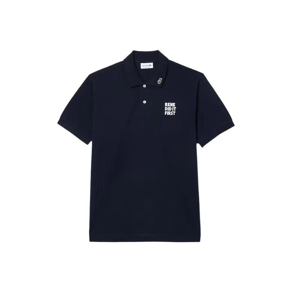 LACOSTE Поло Мужское Морской Синий