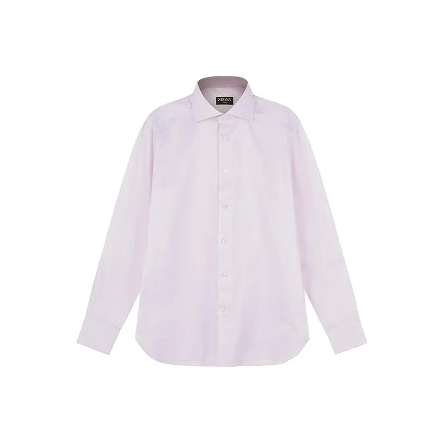 Ermenegildo Zegna Light Pink Men's Shirts Эргенжильдо Зегна Светло-розовые Мужские Рубашки