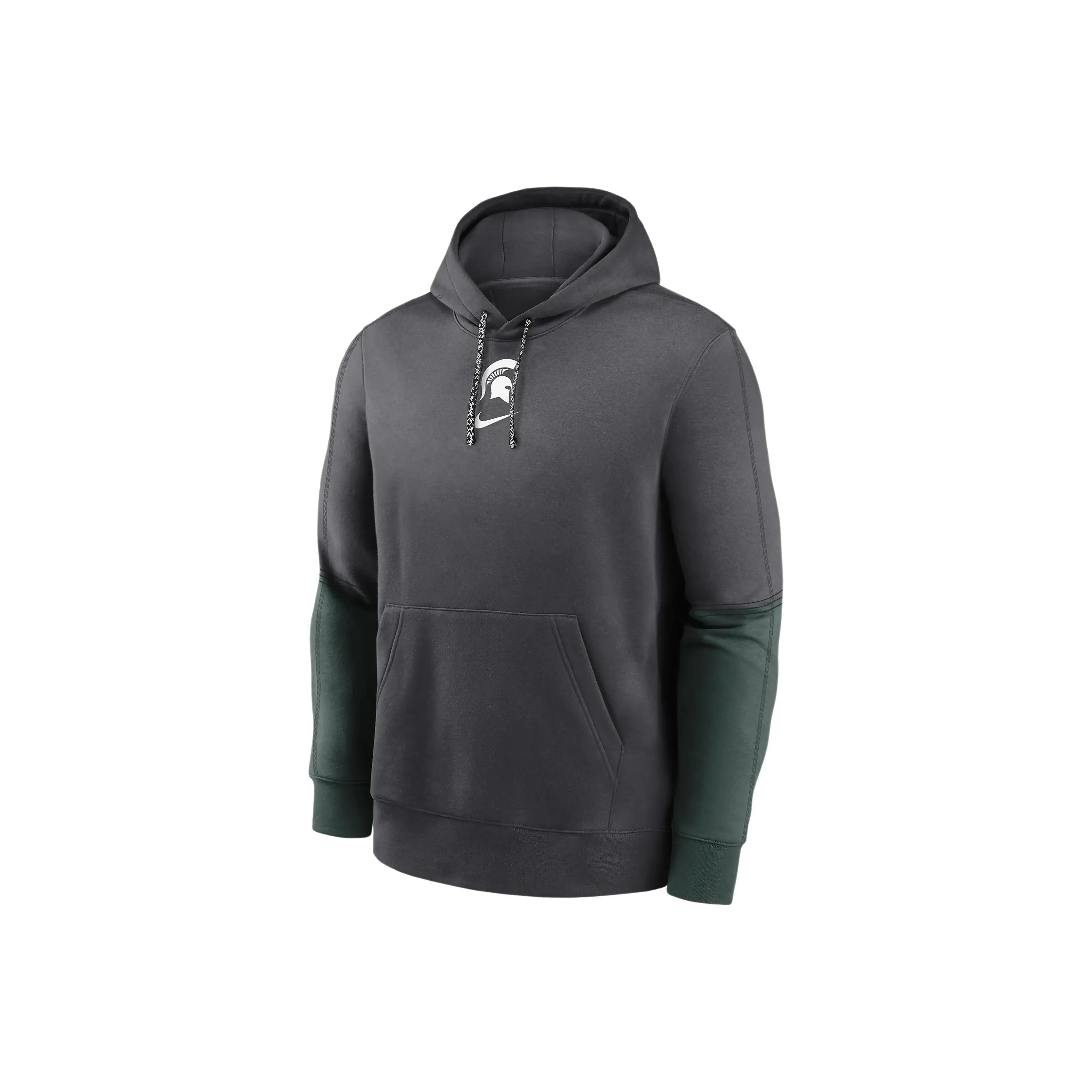 Nike Michigan State Spartans Sideline Team Issue Club Men's Nike College Pullover Hoodie