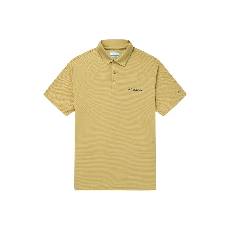 Columbia Polo Shirts Men's Gold