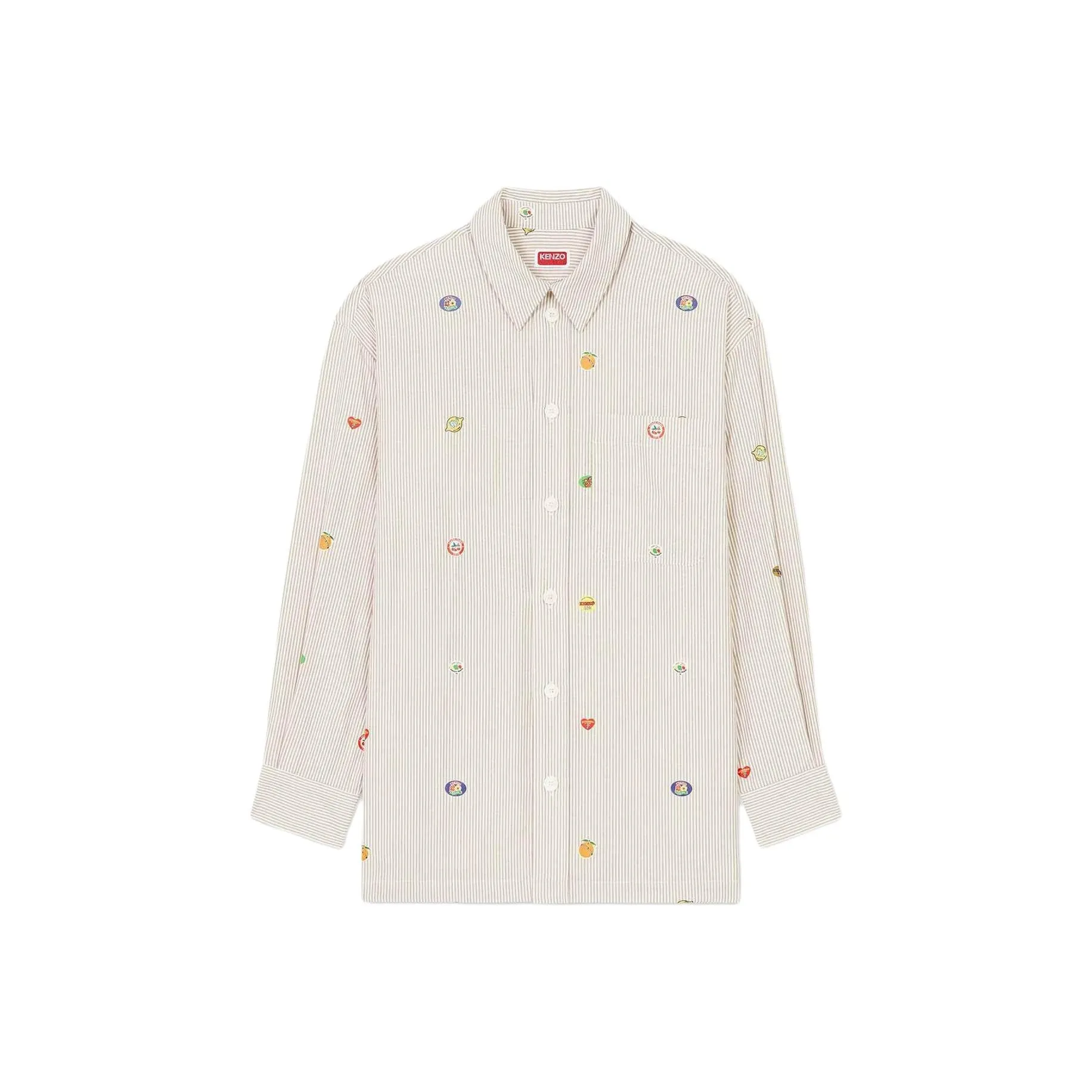 KENZO Экрю Мужские Рубашки