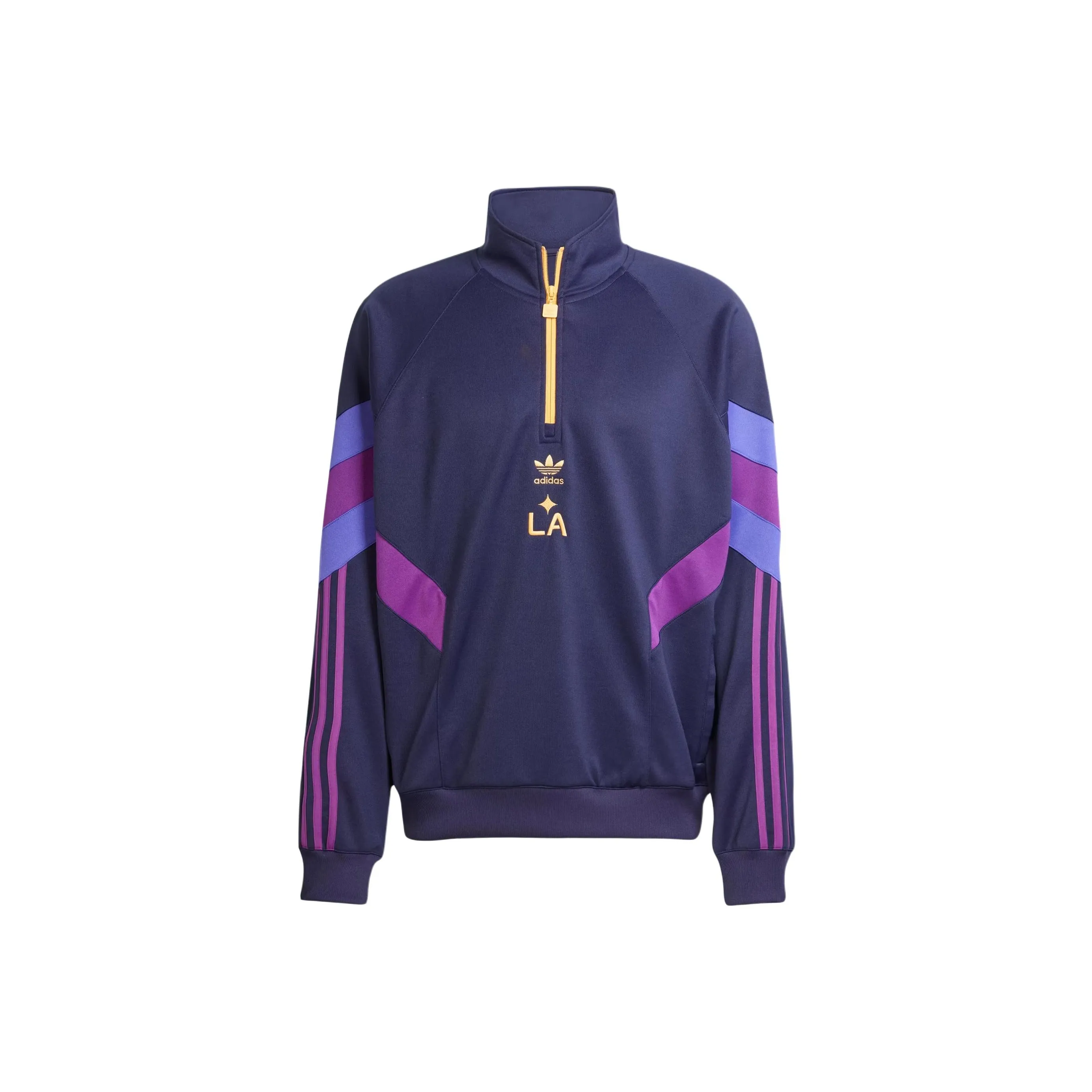 Adidas Originals La Galaxy Originals Half Zip Crew Sweatshirt