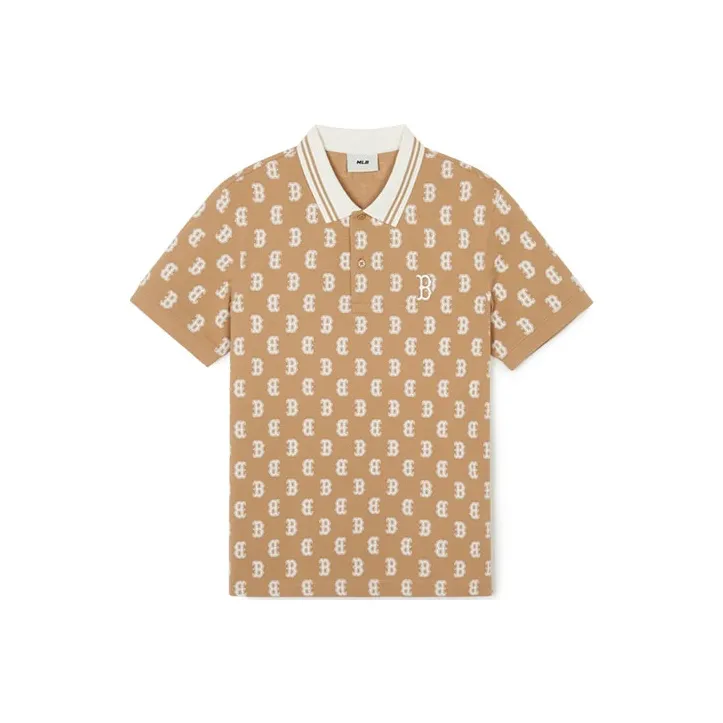 MLB Boston Red Sox Khaki Мужское Поло