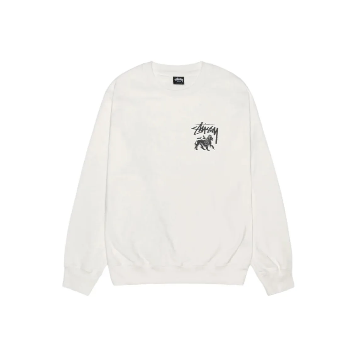 Stussy Rasta Lion Pigment Dyed Crew