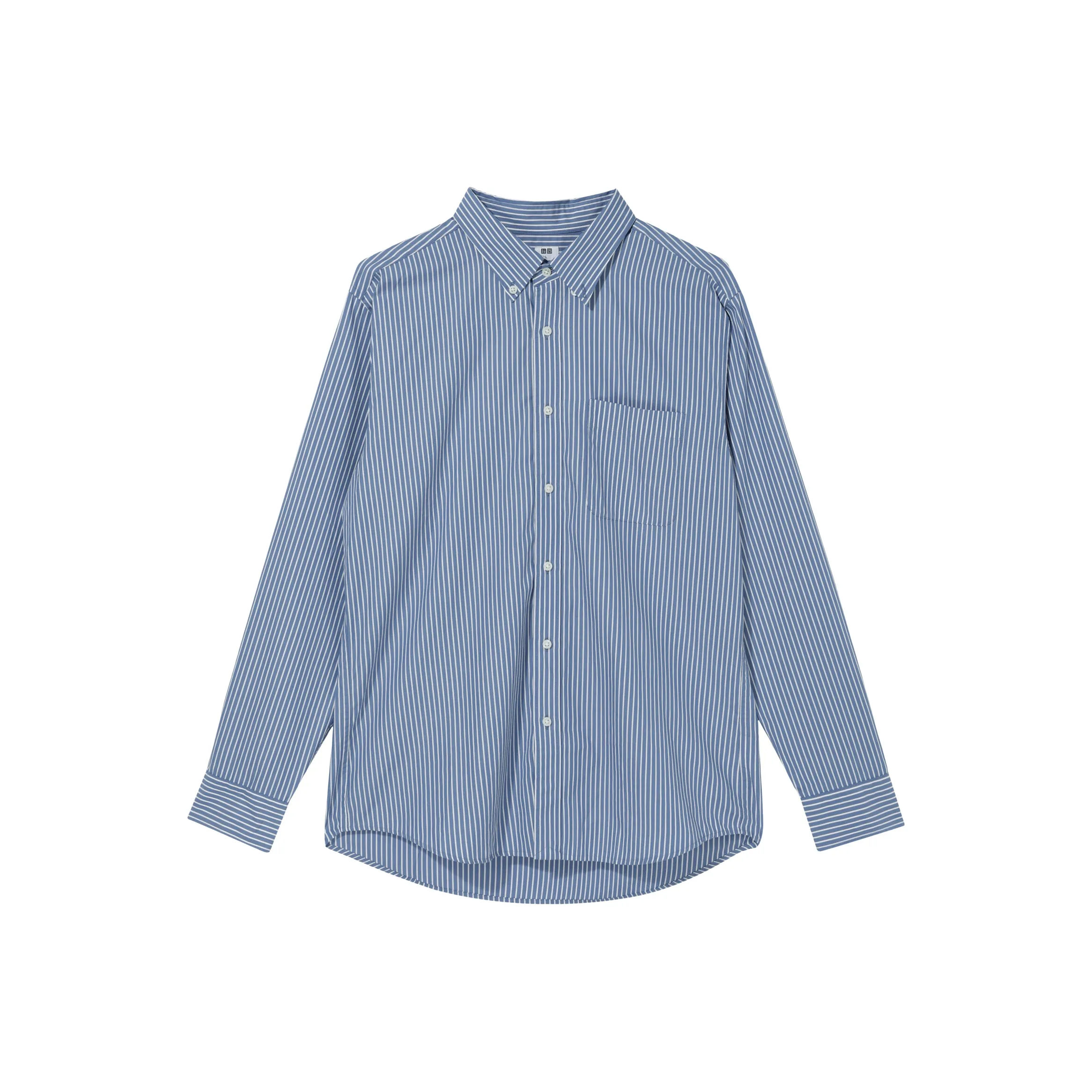 UNIQLO Озерно-голубой Мужские Рубашки