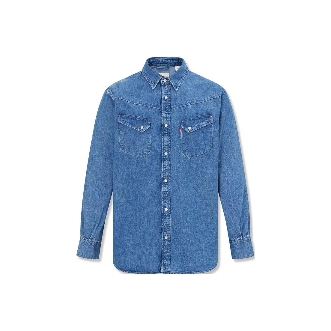 Levis Blue Men's Shirts Левис Синие Мужские Рубашки