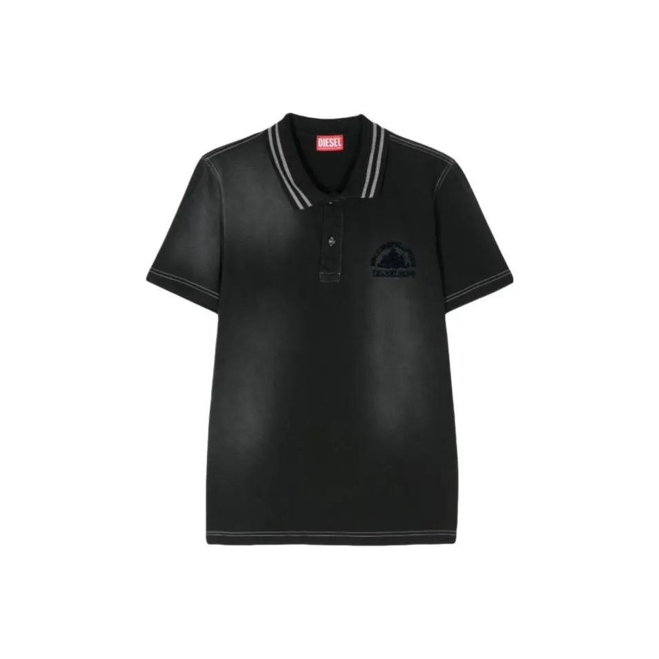 DIESEL Polo Shirts Men Black