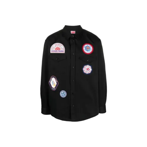 KENZO Черные Мужские Рубашки