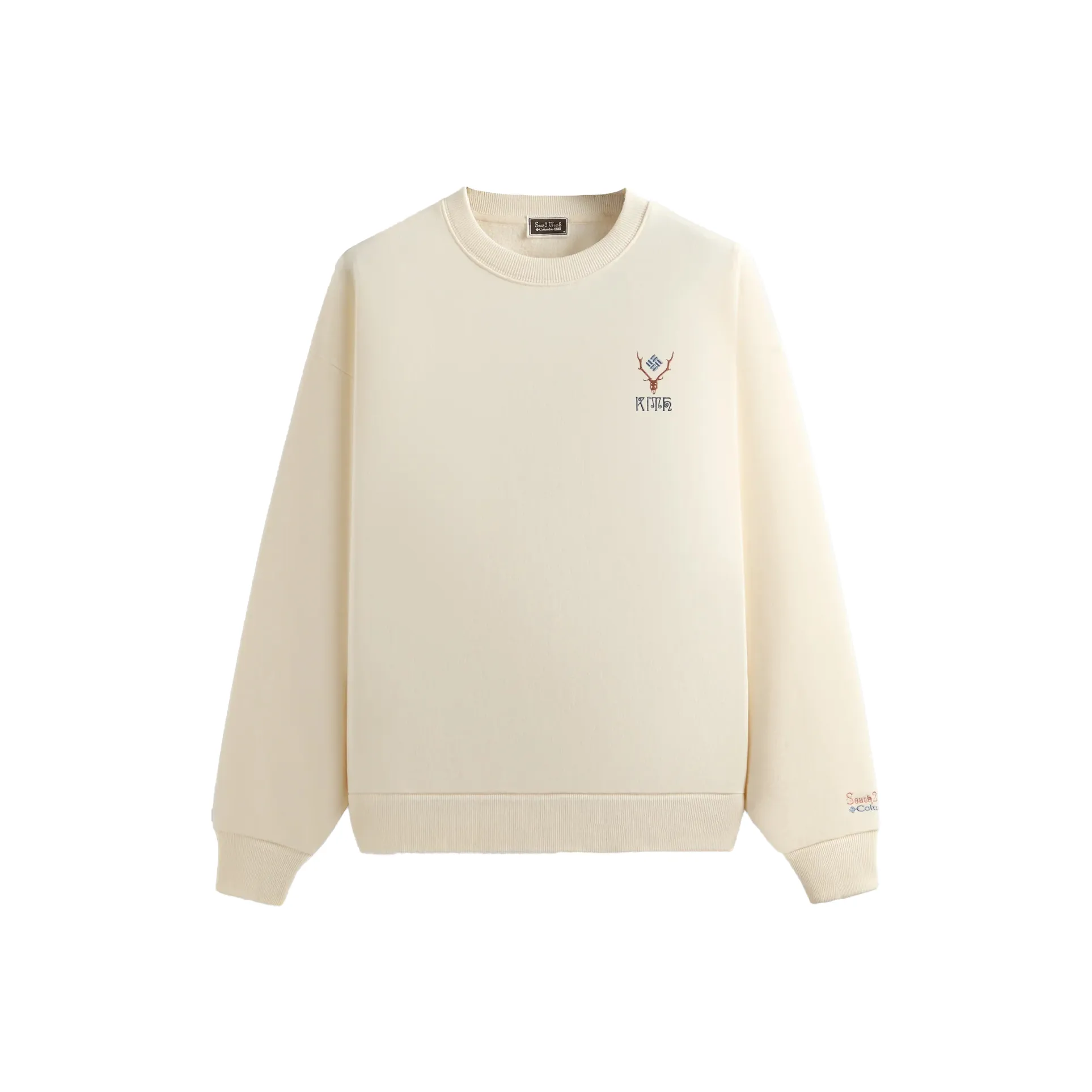 KITH Collaboration x Columbia совместный бренд Худи Мужской Песочный