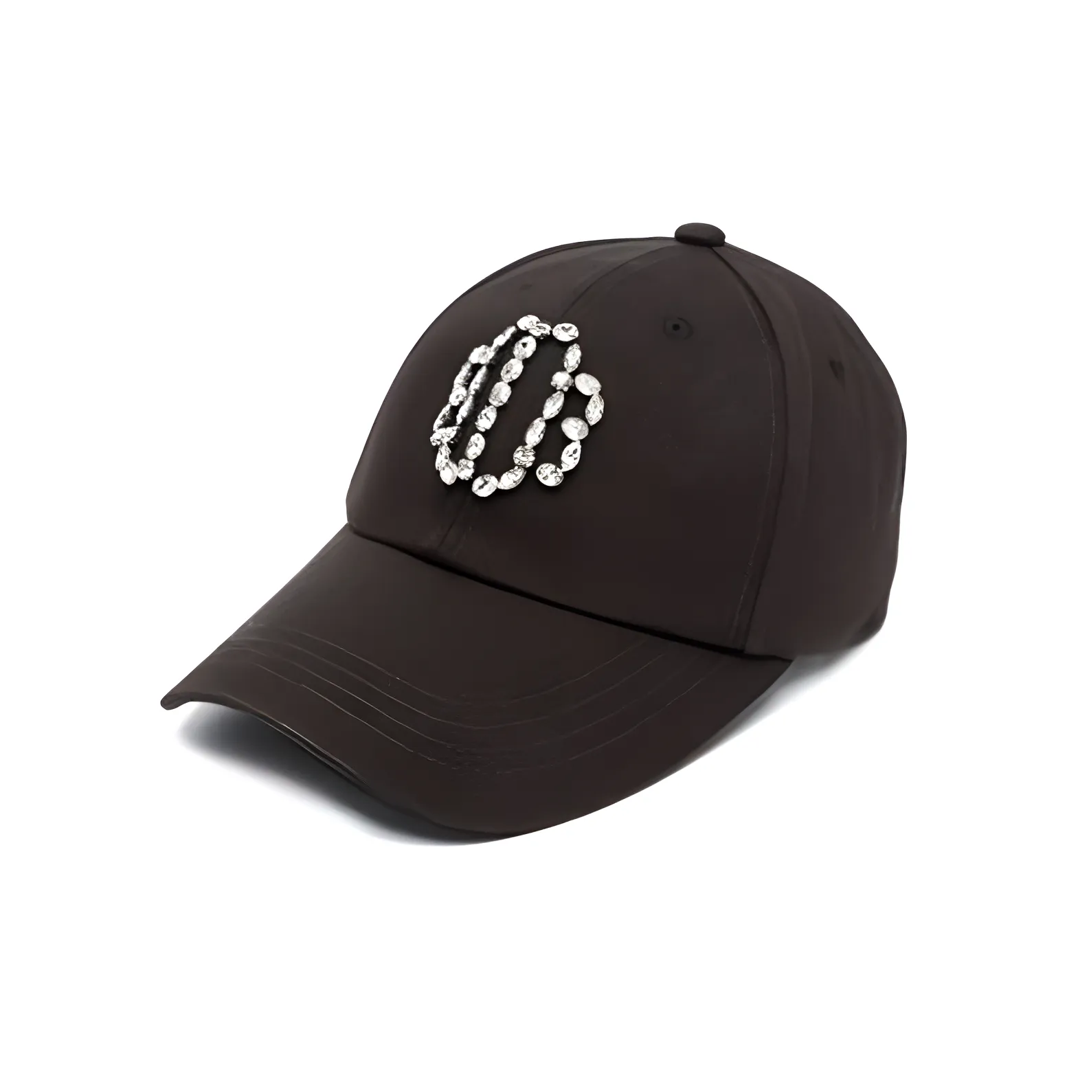Maje Clover Rhinestone-embellished Baseball Cap