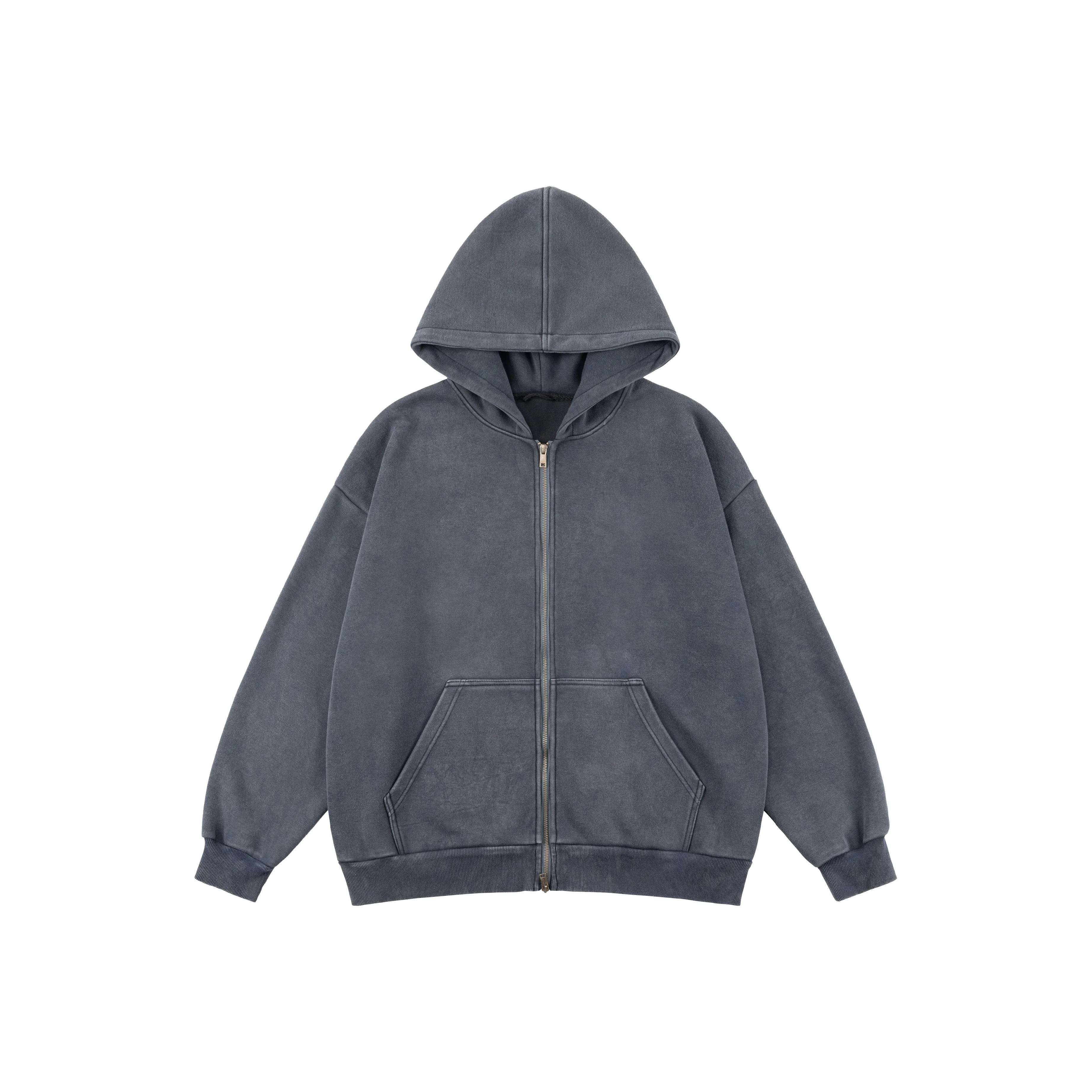 XINYINSU FW24 Толстовка Унисекс Винтажный Синий