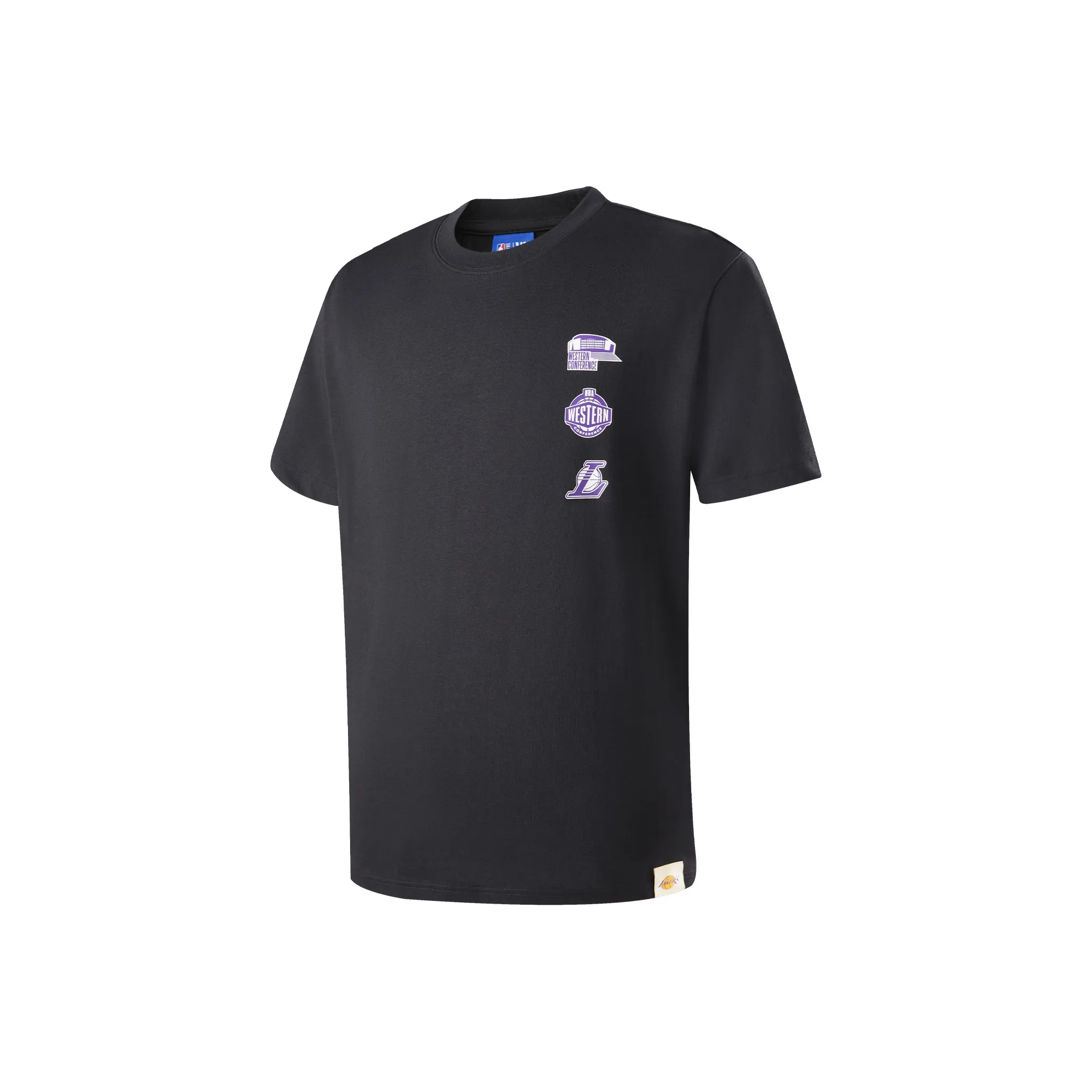 NBA Los Angeles Lakers SS25 T-Shirt Унисекс Черный