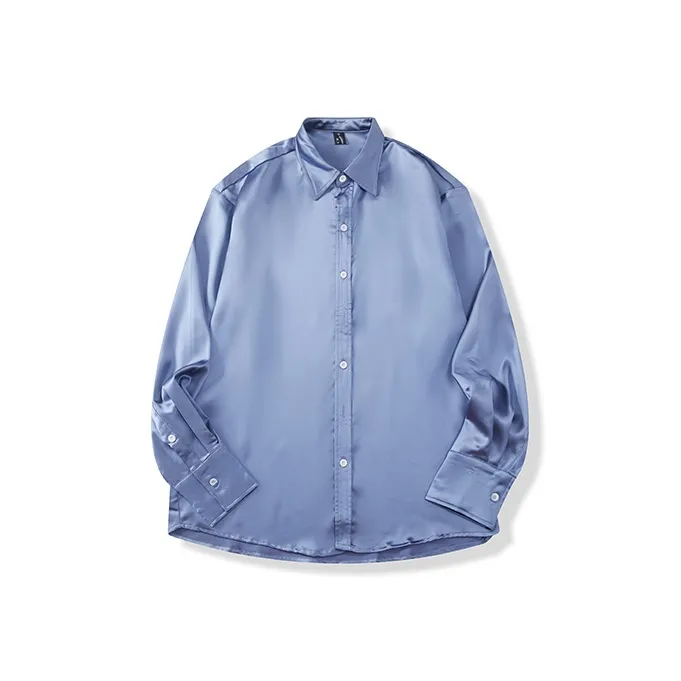 I'm David Темно-синие Мужские Рубашки