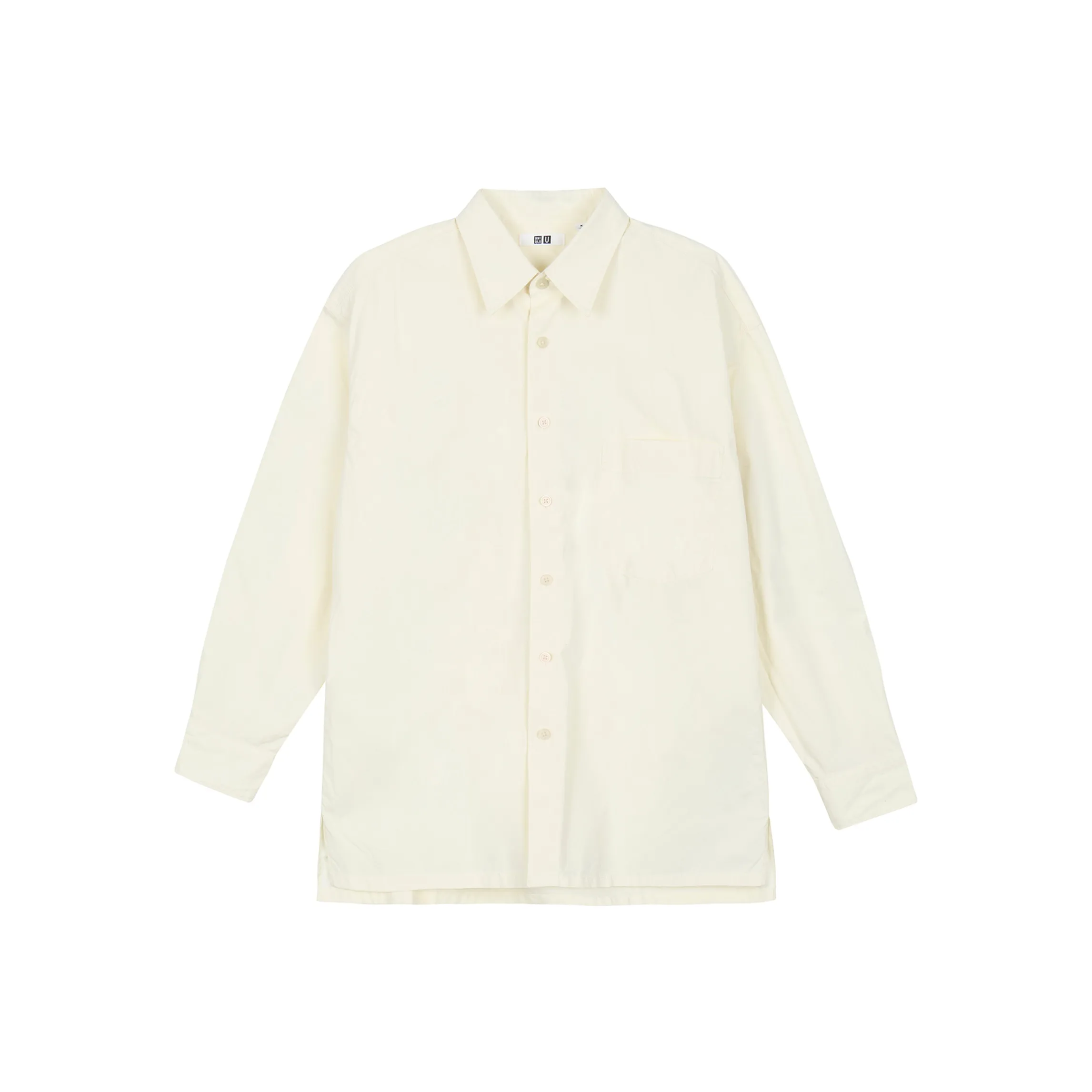 UNIQLO FW23 U Series Рубашка Мужская Светлый Бежевый