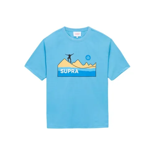 SUPRA Небесно-голубой Унисекс Футболка