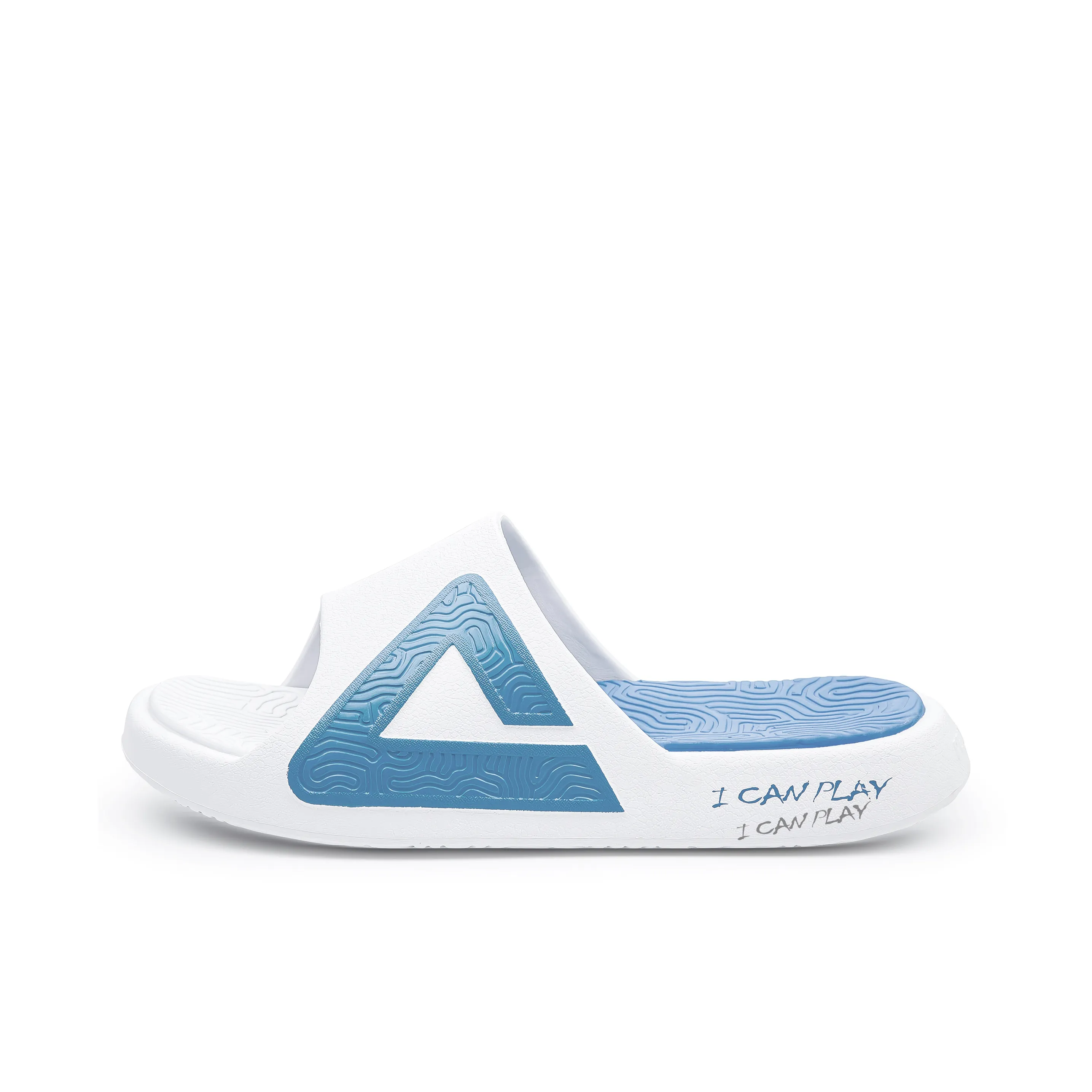 PEAK Tai Ji1.0 EVA Quiet Slip Resistant Cushioning Slide Slippers Men's Blue