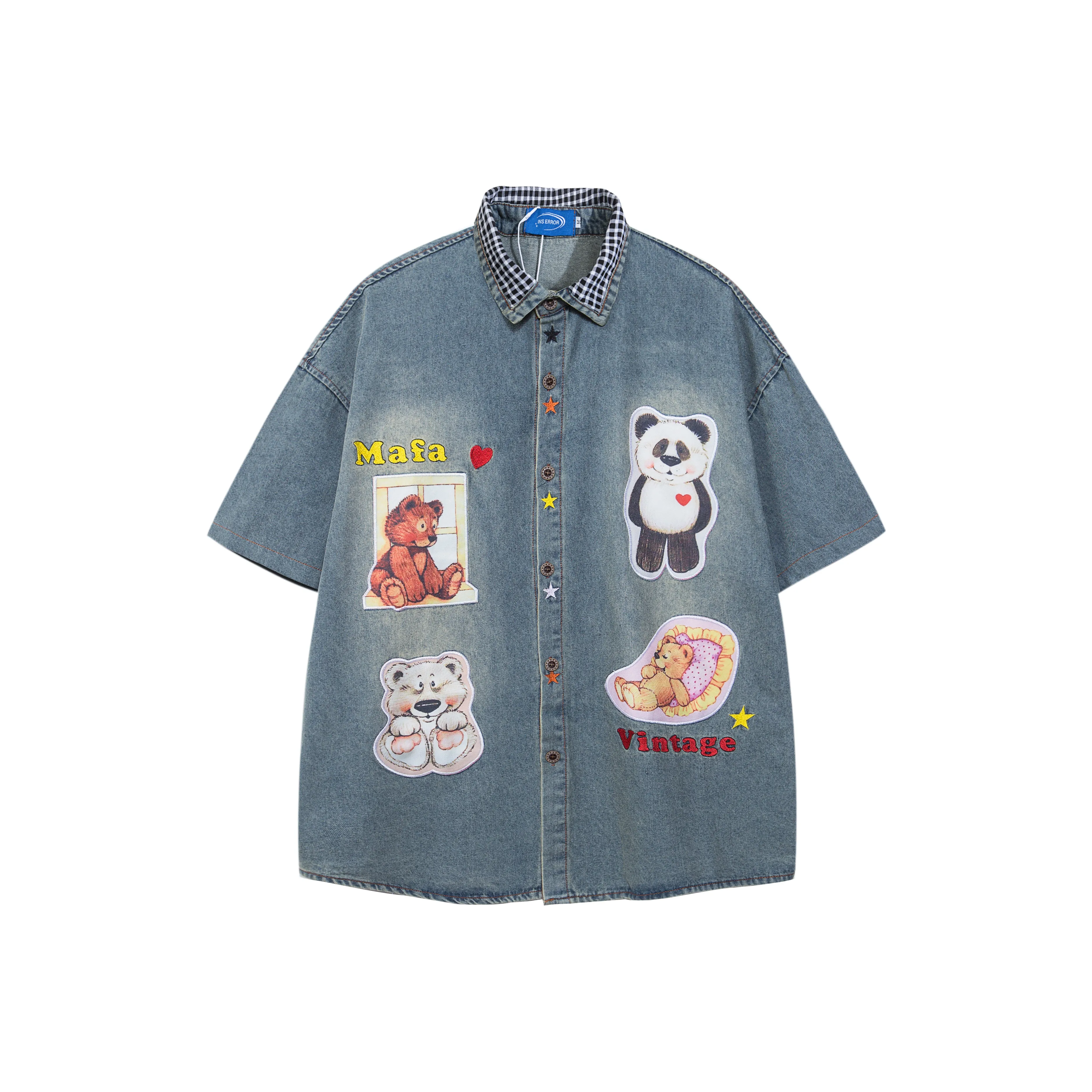 Libito Shirt Unisex Vintage Blue