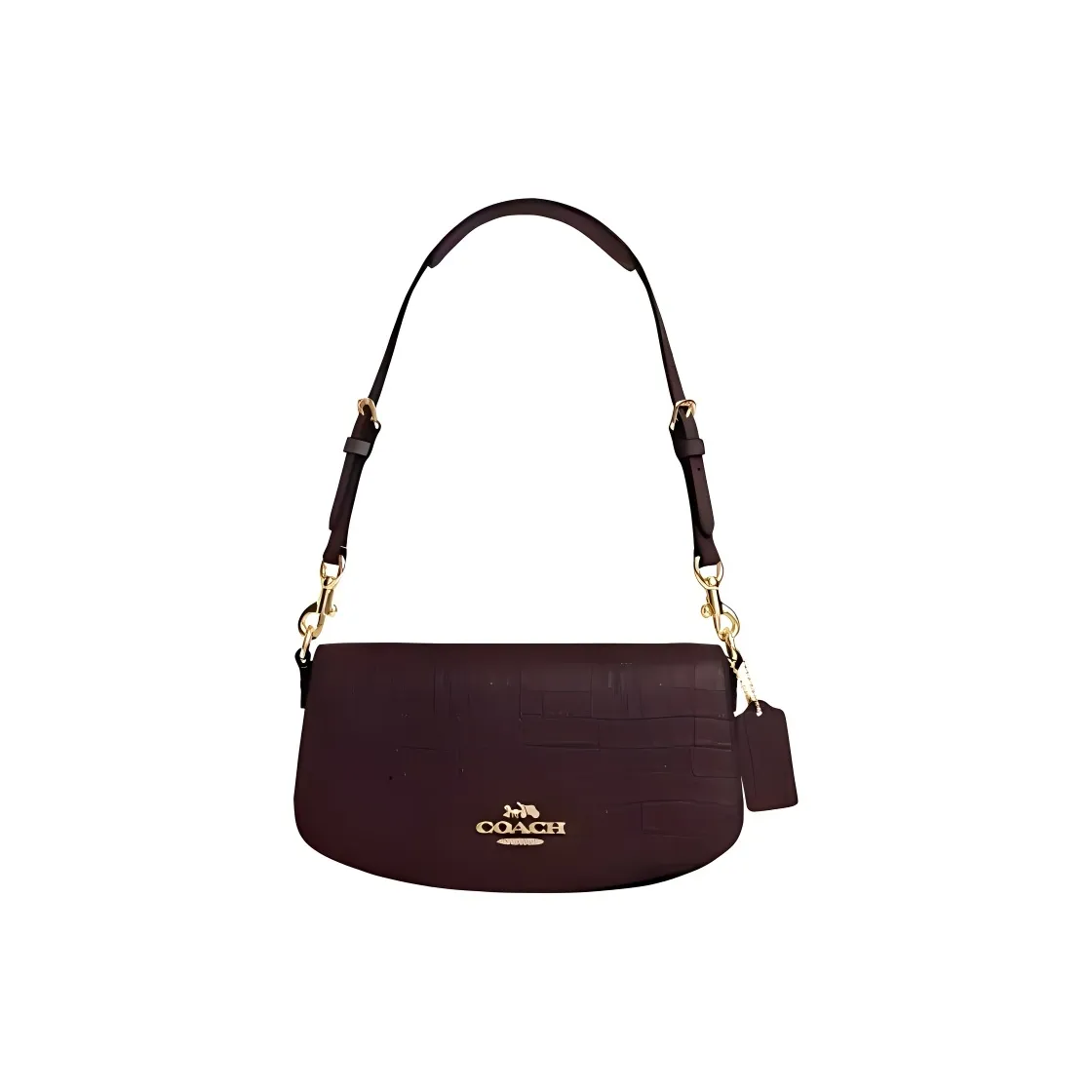 COACH Кожа Сумка через плечо Средняя Женская Золото Мерло