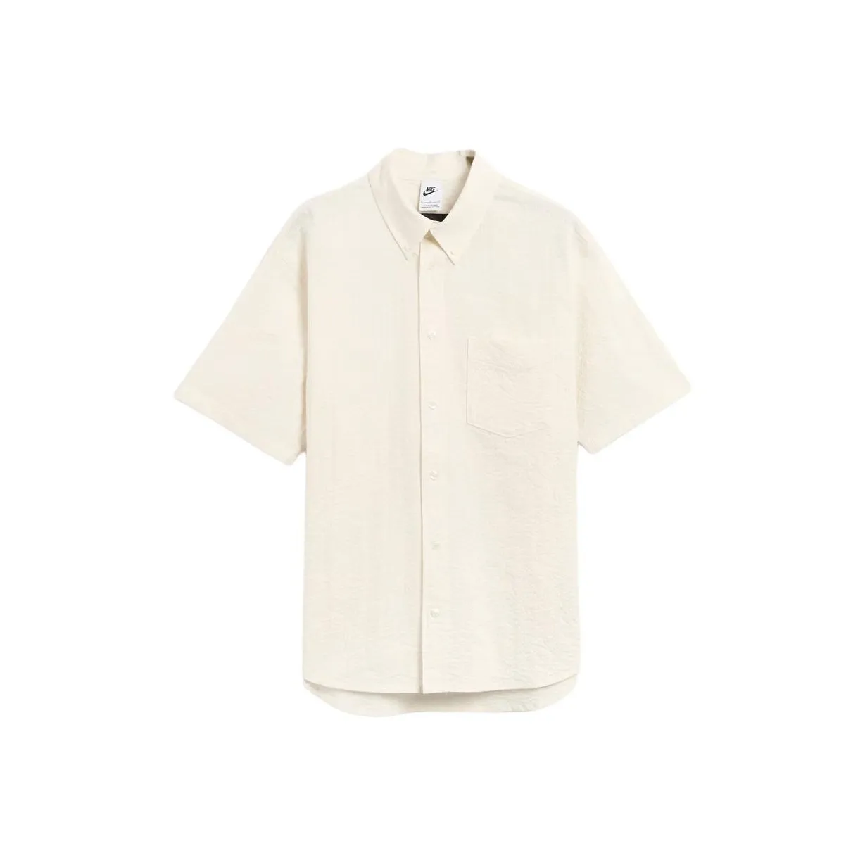 Nike Life Men's Short-Sleeve Seersucker Button-Down Shirt