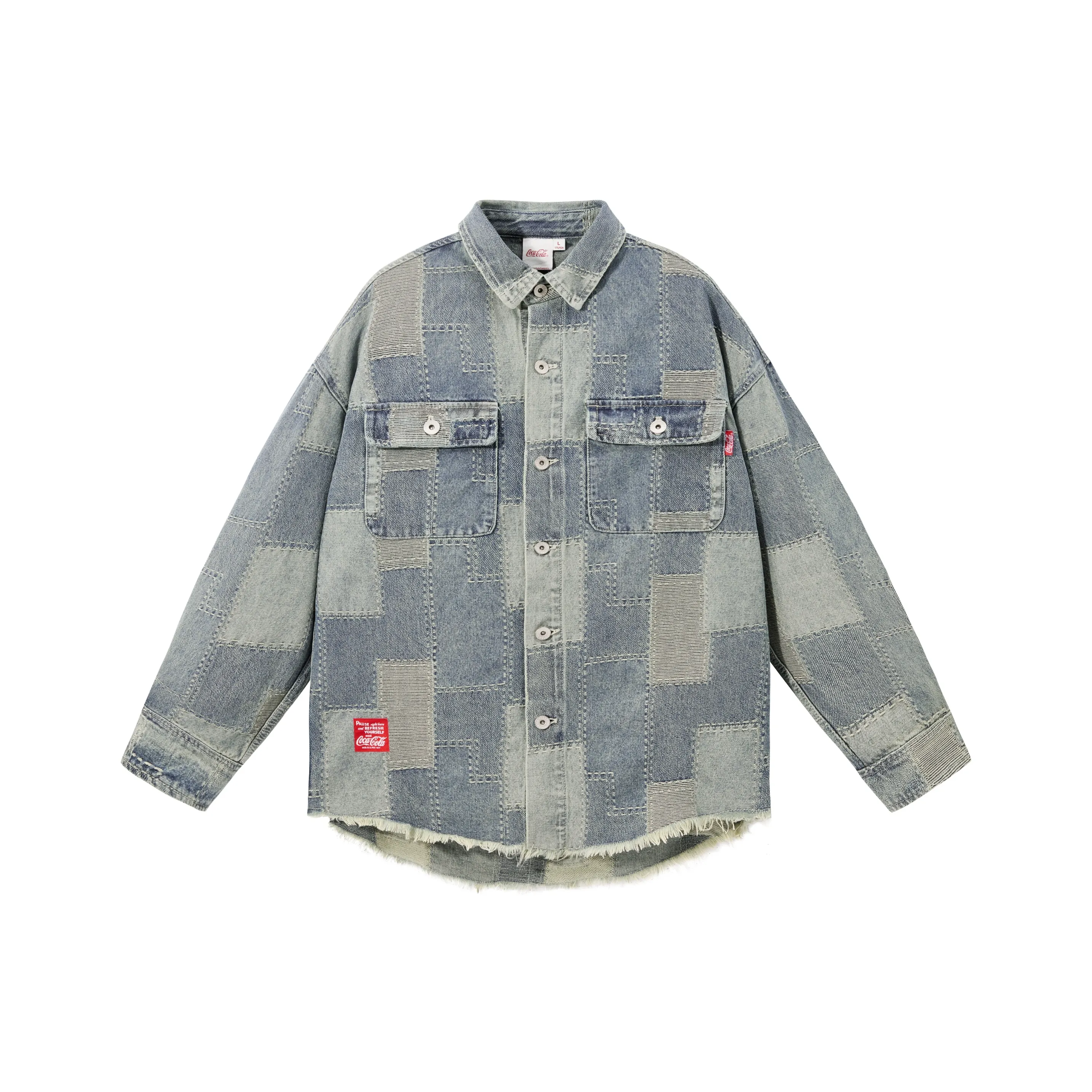 Coca Cola Shirt Unisex Denim Blue