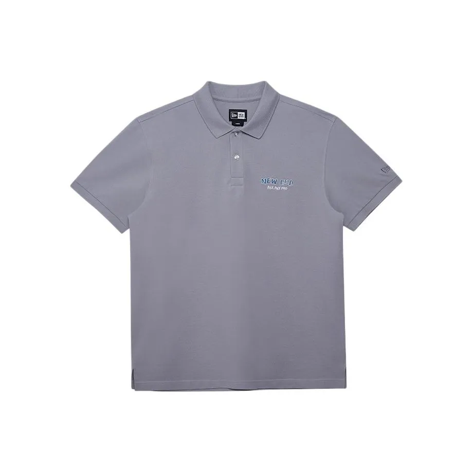 New Era College Renewal Series Polo Shirts Unisex Gray