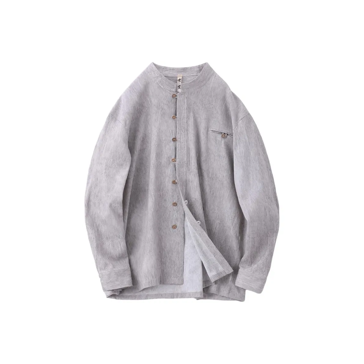 XUANSHENG Серые Мужские Рубашки