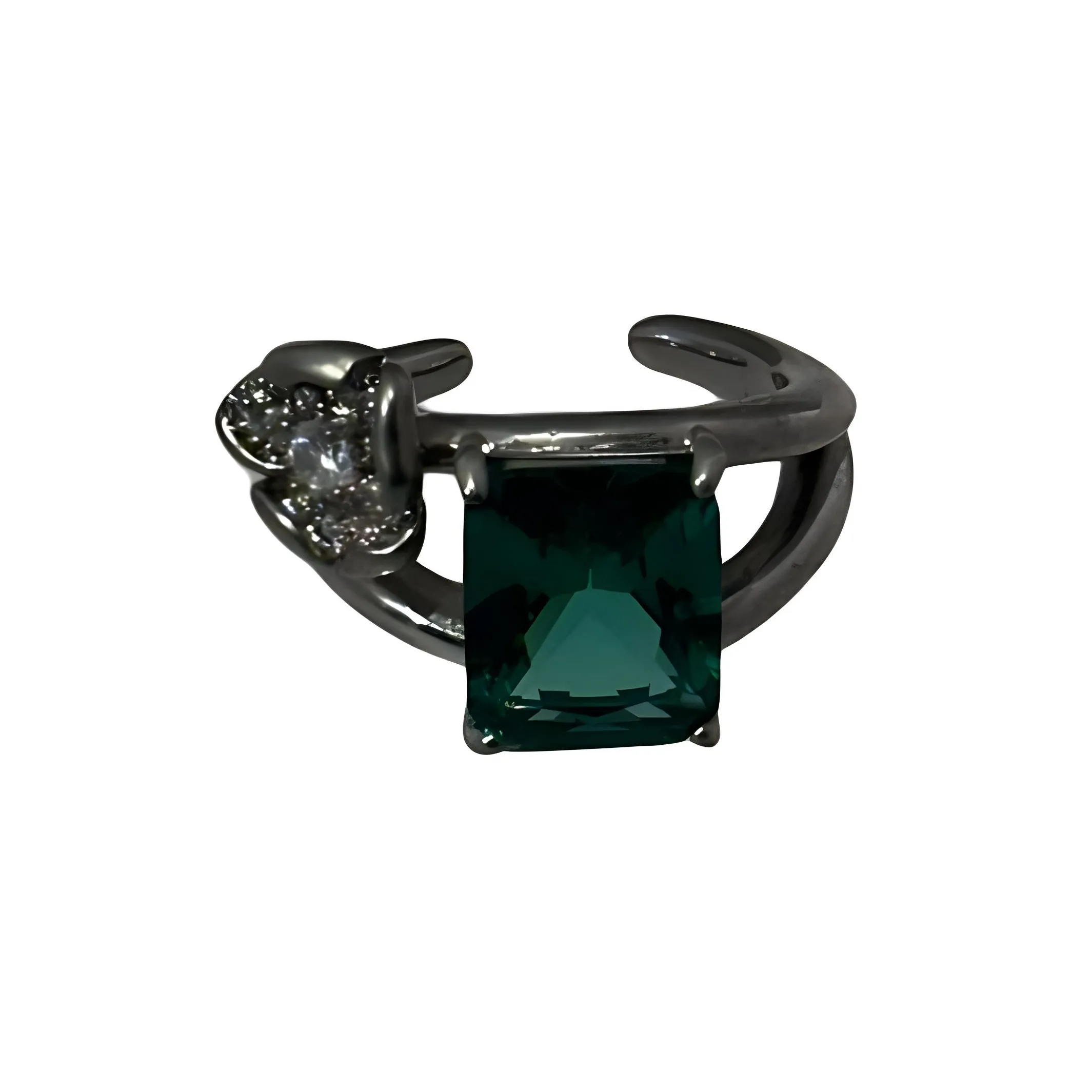 MIDNIGHT OPERA HOUSE Зеленый бриллиант Кольца Женские Зеленый