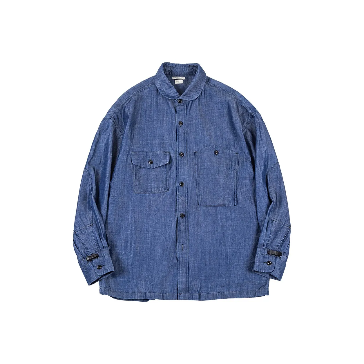 MADEN Джинсовый синий Мужская рубашка