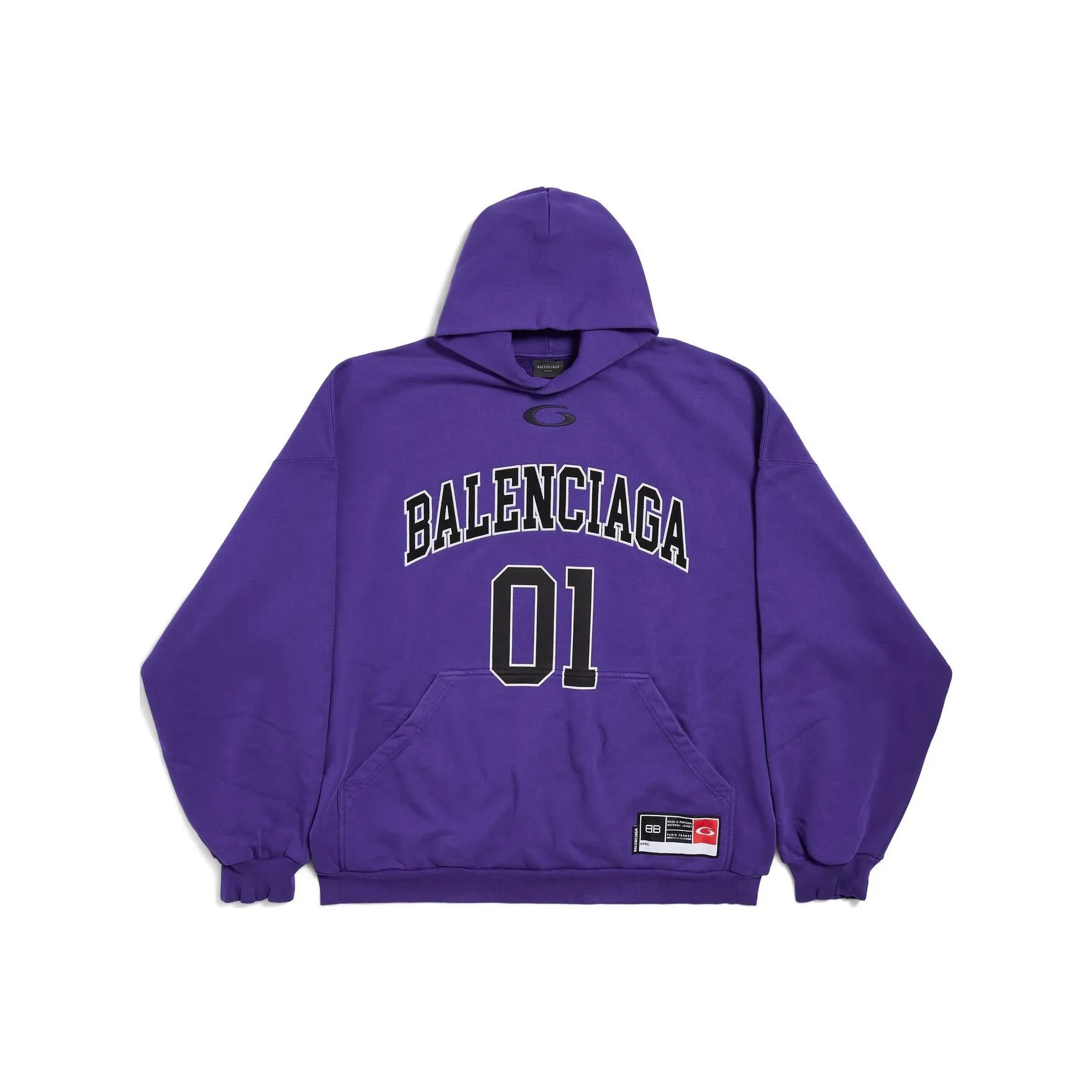 Balenciaga SS25 Sweatshirt Loose Fit Men's Purple