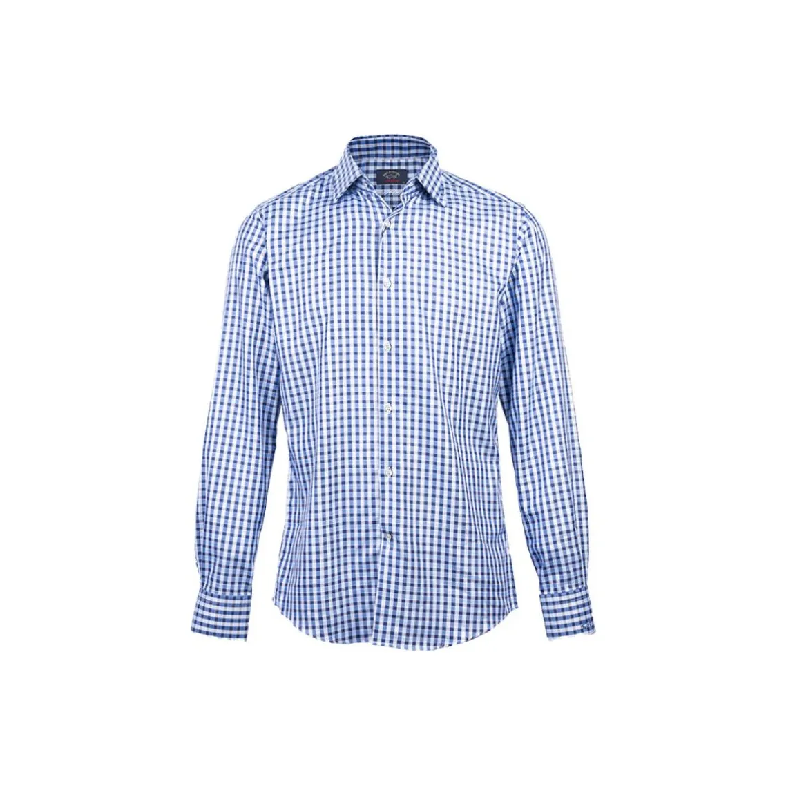 Paul Shark Yachting Рубашка Мужская Синяя Клетка