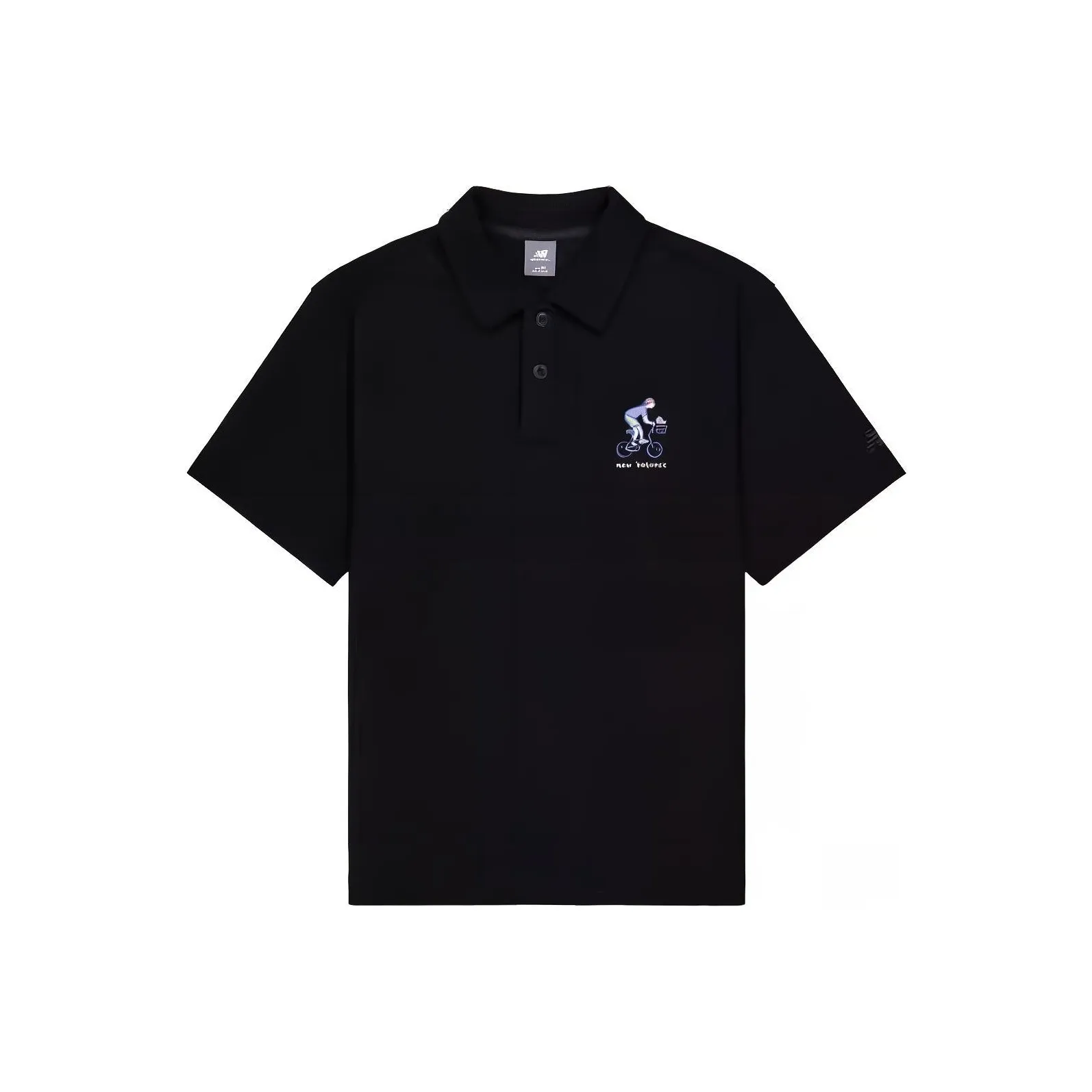 New Balance Polo Shirt Unisex Black
