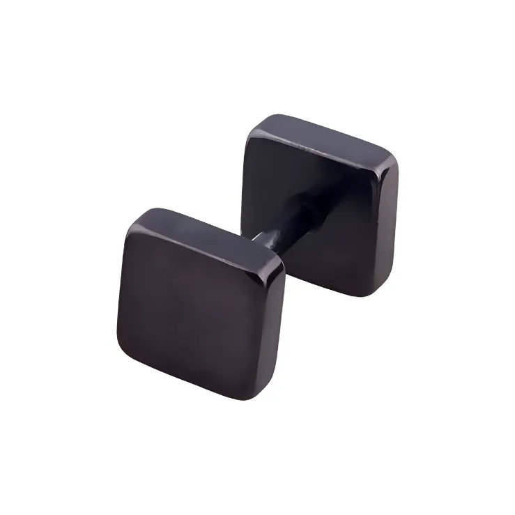 QIANFANGDAHUANGYE Titanium Steel Stud Earrings Men's