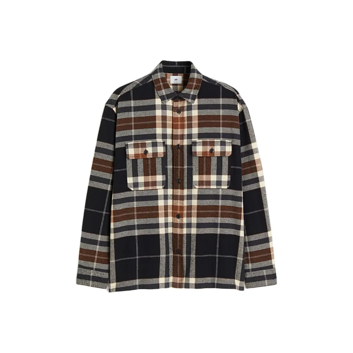 H&M Коричневые Мужские Рубашки