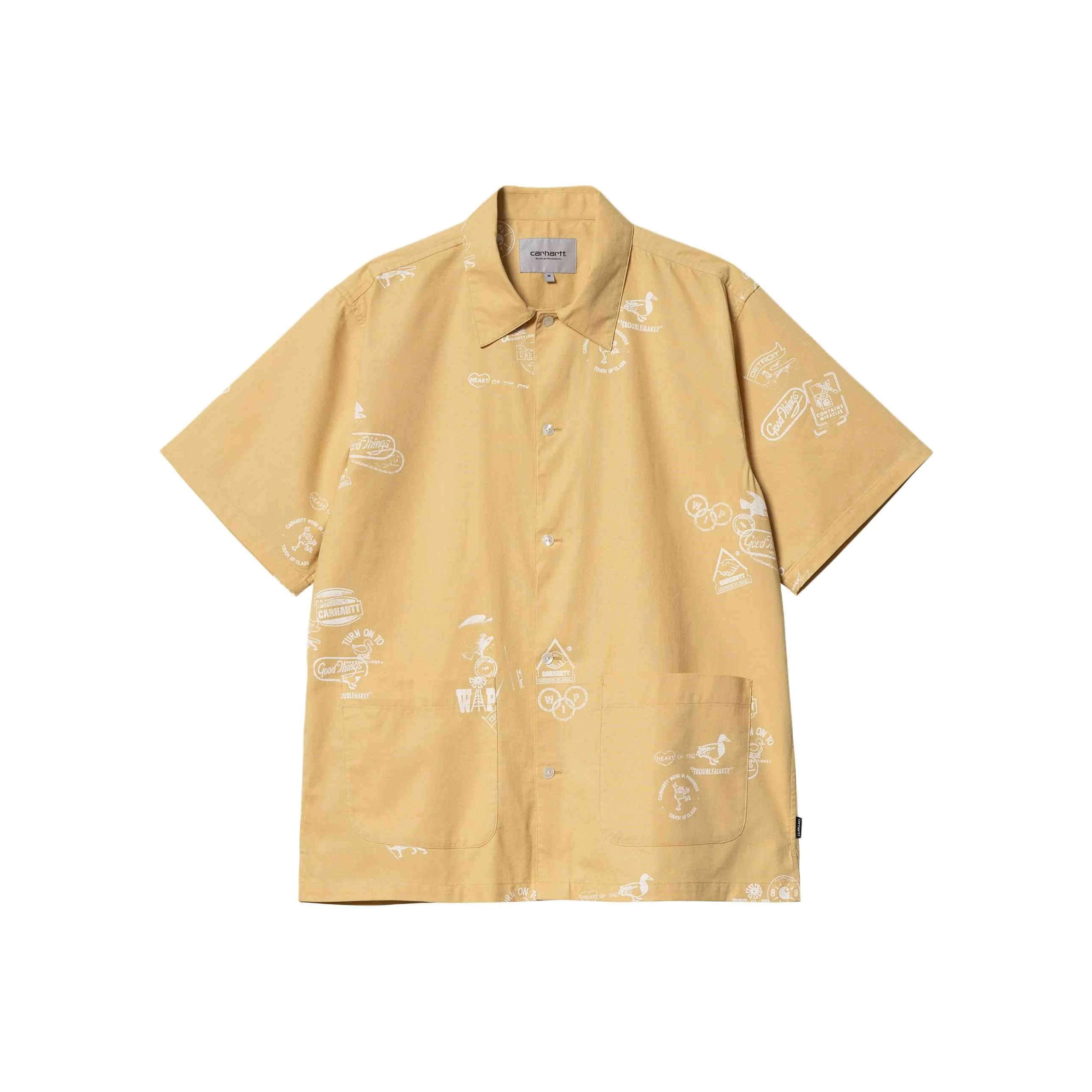 Carhartt WIP Stamp Shirt Men's Yellow