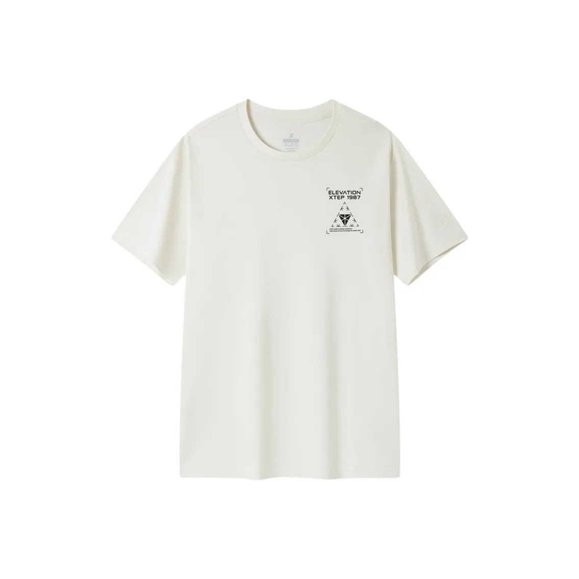 XTEP T-Shirt Мужской Хлопковый Белый